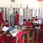 monasterio india biblioteca